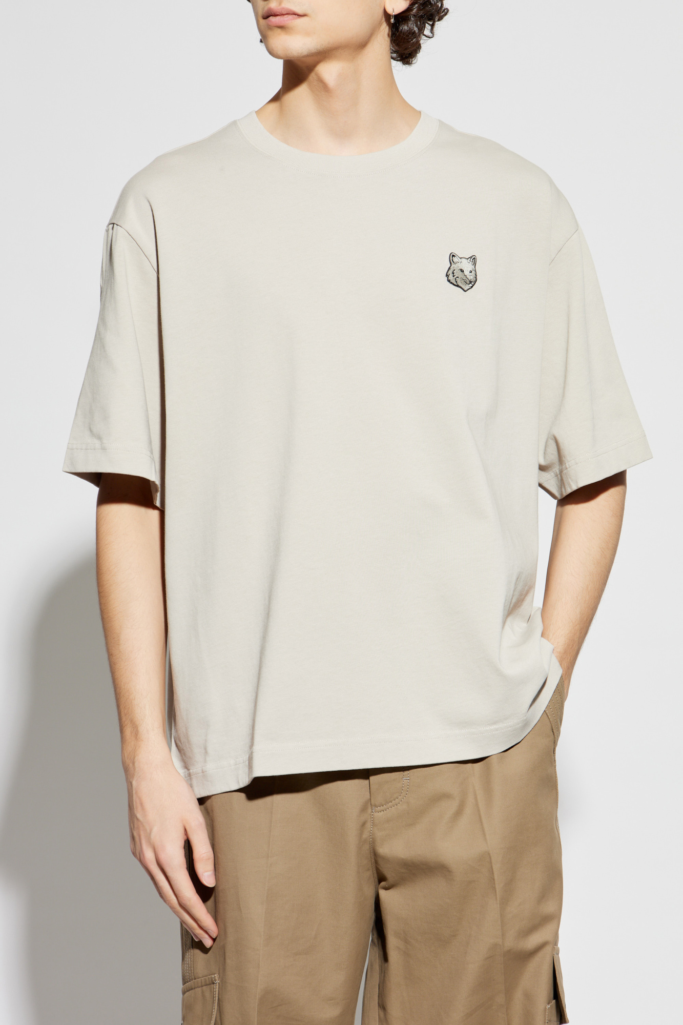 Maison Kitsuné T-shirt with logo | Men's Clothing | Vitkac Maison Kitsuné T-shirt with logo | Men's Clothing | Vitkac
